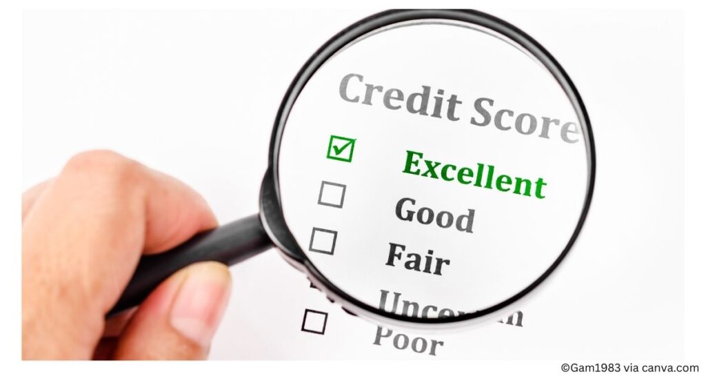 What is credit score chart?