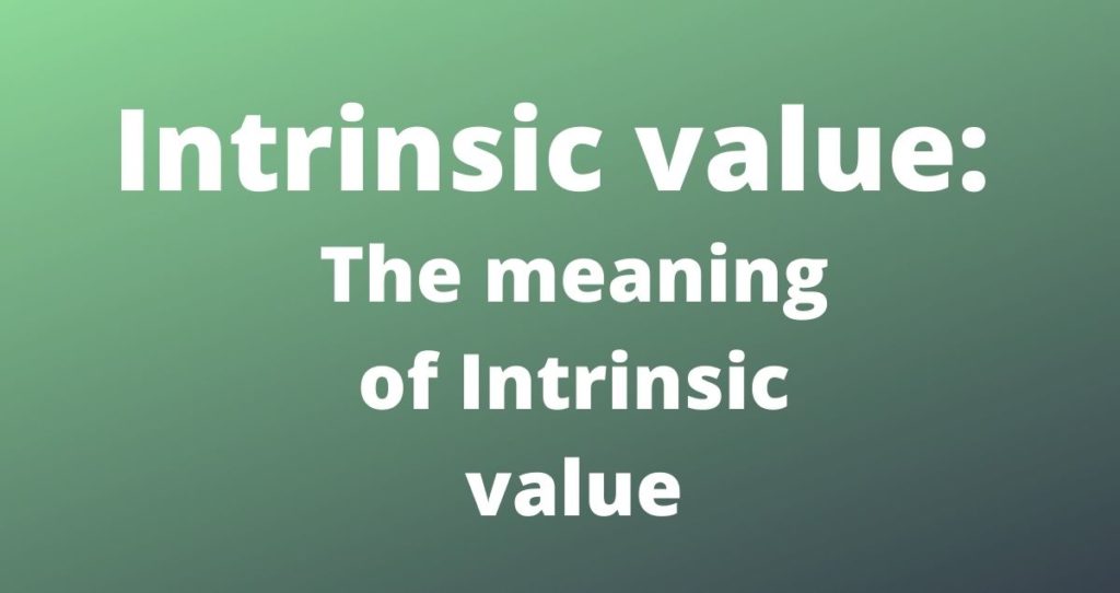 Intrinsic Value