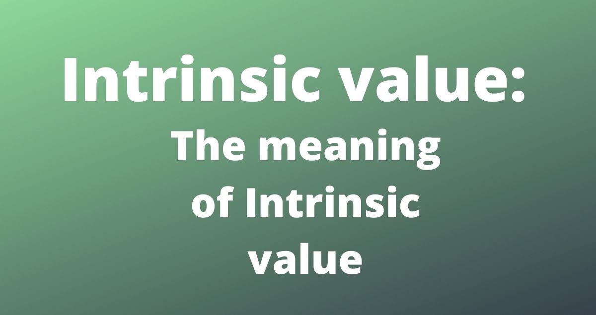 term paper on intrinsic value