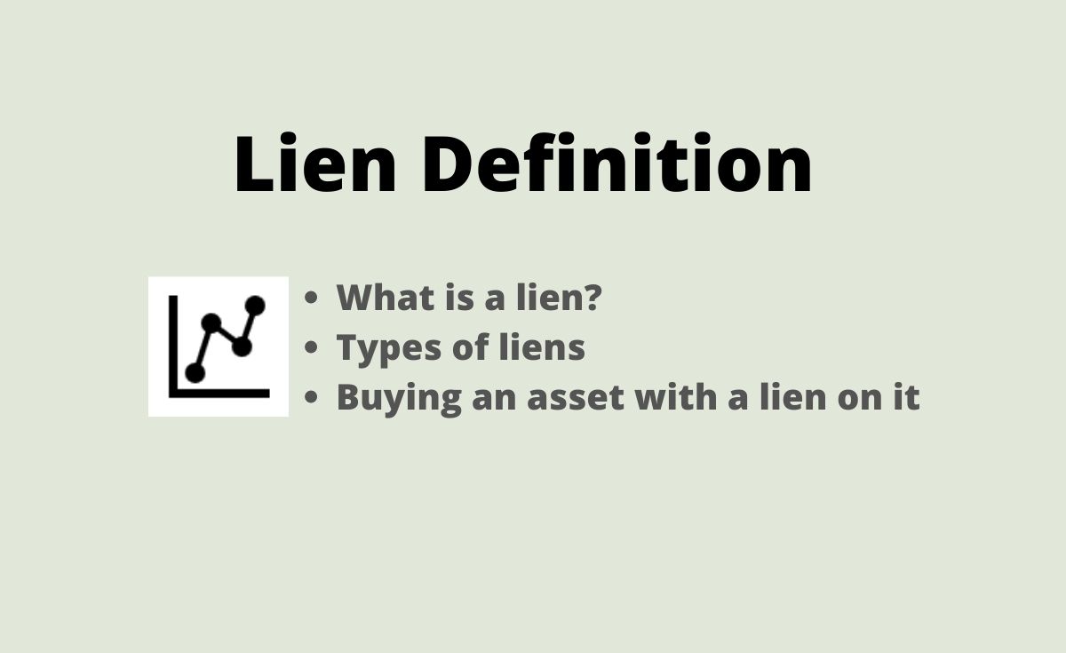 Lien definition: What is a lien? - Estradinglife
