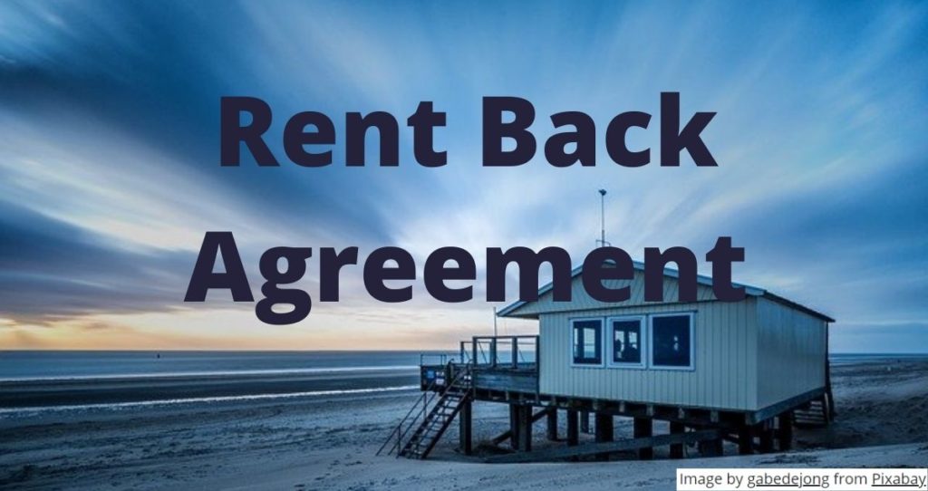 Rent Back Agreement