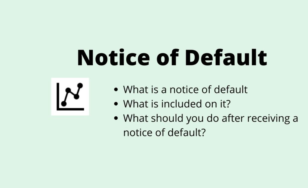 Notice of Default