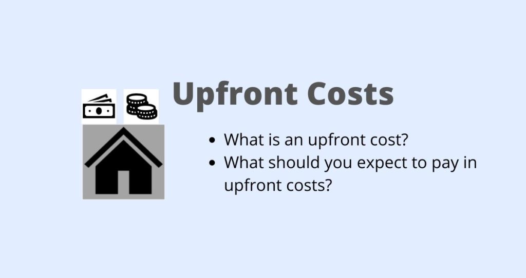 Upfront Costs