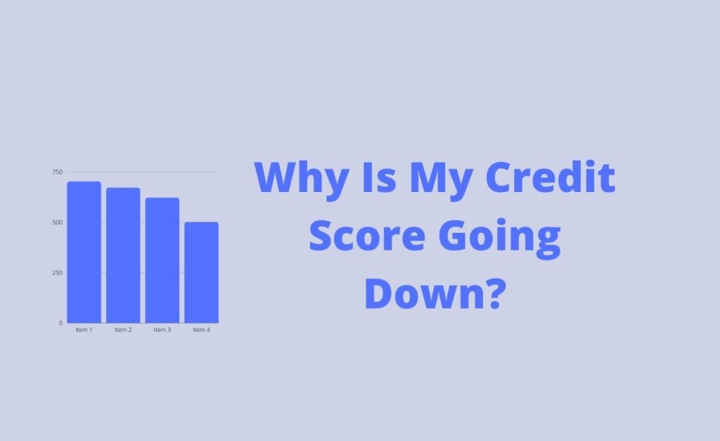 Why is my credit score going down?