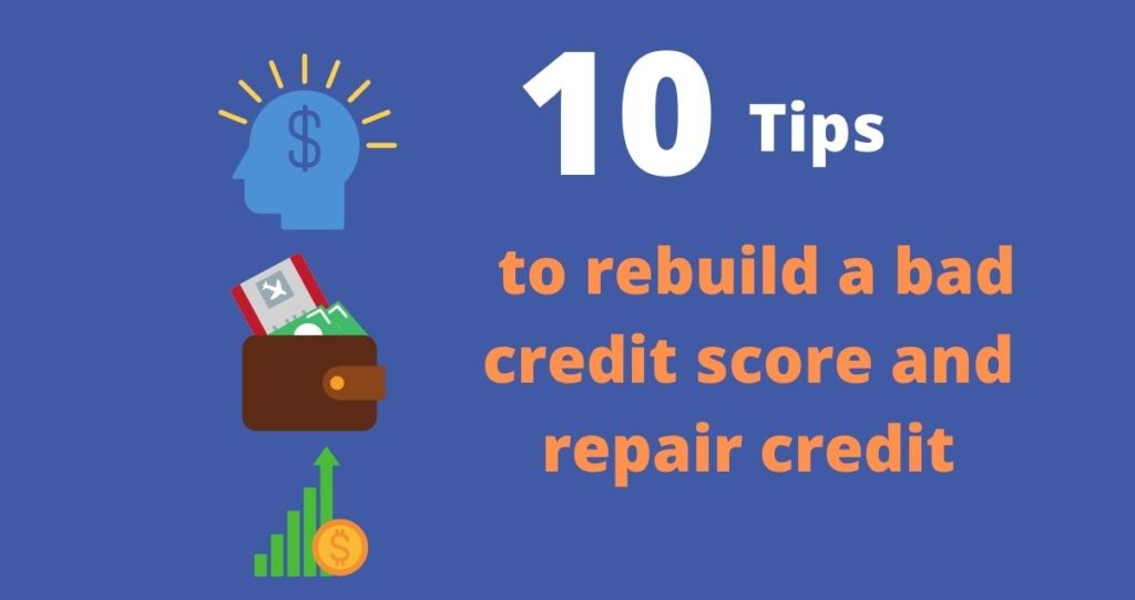 rebuild a bad credit score